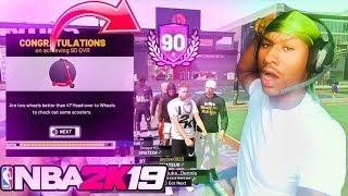 I HIT 90 OVERALL ON MY STRETCH BIG THE BEST JUMPSHOT ON NBA 2K19 THE BEST STRETCH ON NBA 2K19