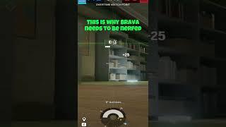 This is why Brava NEEDS to be Nerfed in r6... #r6 #shorts