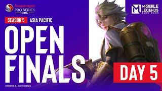  EN AP Mobile Legends Bang Bang  Snapdragon Mobile Open Finals  Season 5 Day 5