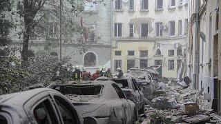 Nouvelle vague de bombardements russes  lUkraine dit avoir intercepté 36 missiles de croisière