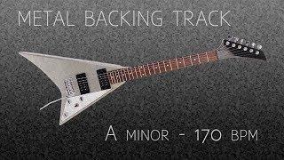 Hard Rock Metal Fast Guitar Backing Track A Minor