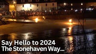 Stonehaven Fireballs 2024 a unique view of the action