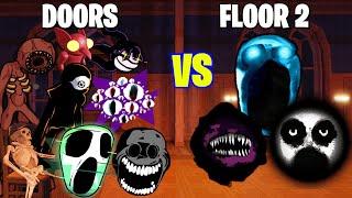 Roblox DOORS VS DOORS FLOOR 2 Monsters - Friday Night Funkin