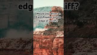 Would you drive an EarthRoamer on a cliff like this? #earthroamer #overlanding #offroading #camping