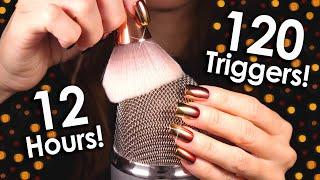 ASMR 120+ Triggers over 12 hours NO TALKING Deep relaxing & sleep sounds  MOST REQUESTED