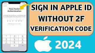 How To Sign in Apple ID Without Verification Code  Sign in Apple ID without 2F codee