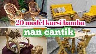 20 model kursi bambu nan cantik