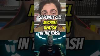 SAPEVATE CHE MICHAEL KEATON IN THE FLASH… #michaelkeaton #theflash #batman #michaelkeatonbatman #dc