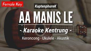 Aa Manis Le KARAOKE KENTRUNG + BASS - Tiktok Version Kaka Main Salah  Koplo Akustik  Ukulele