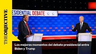 Los mejores momentos del debate presidencial entre Biden y Trump