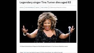 My reaction to Tina Turner has died