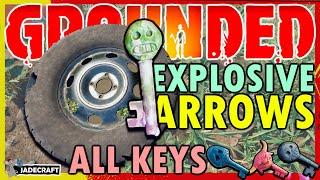 Grounded How To Unlock Explosive Arrows Sticky Key Guide - Plus All Treasure Chest Keys Tips