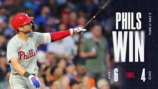 Phillies vs. Cubs Game Highlights 7224  MLB Highlights