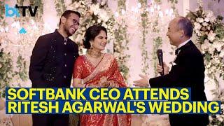 Oyo Founders Wedding Ritesh Agarwal Seeks Blessings Of SoftBanks Son