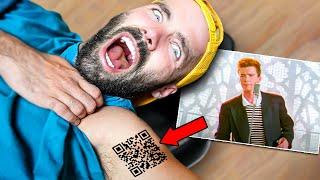 WARNING ️ My Tattoo Will Rick Roll You