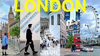 【London Vlog】ロンドン旅行 5泊7日  美術館、カフェ、買い物、街歩き  10年ぶり  ビッグベン・テートモダン・大英博物館  30代男  ep.1