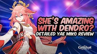 Why Yae Miko Got BETTER Since Her First Banner Updated Yae Review & Build  Genshin Impact 3.2