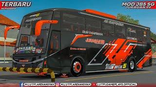 SHARE LIVERY PARIWISATA JURAGAN 99  MOD JB5 SG KP PROJECTS  Mod Bussid Terbaru V4.3.1