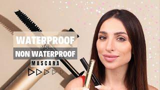 Waterproof vs. Non Waterproof Mascara With Carine  الفرق بين الماسكارا العادية والمضادة للماء