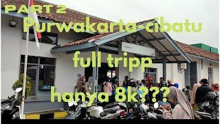 Naik lokal Cibatu dari stasiun Rancaekek sampai stasiun Cimahi...