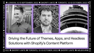 Driving the Future of Themes Apps and Headless Solutions with Shopifys Content Platform