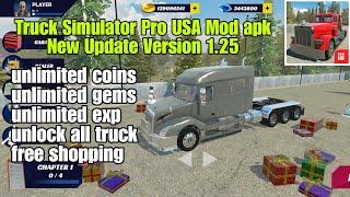 truck simulator pro usa mod apk - new update version 1.25 - unlimited money