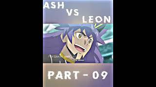 ASH VS LEON FINAL BATTLE  MASTER TOURNAMENT FINAL BATTLE  PART -09  #pokemon #anime #viral