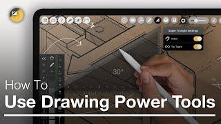 How to Draw to Scale with a Triangle & Protractor - Morpholio Trace iPad Drawing Beginner Tutorial