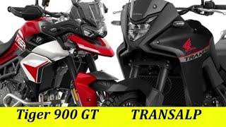 HONDA TRANSALP 750 vs Triumph Tiger 900 GT  Compare Tiger 900 GT And HONDA Transalp 750 @RajuSNair