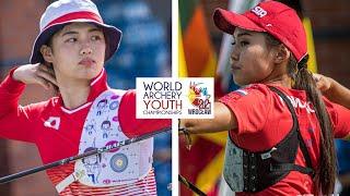 Japan v Russia — recurve junior women team gold  Wroclaw 2021 World Archery Youth Championships