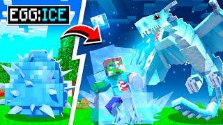 Hatching ICE DRAGON EGG in MINECRAFT