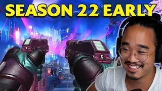 I PLAYED SEASON 22 EARLY Apex Legends