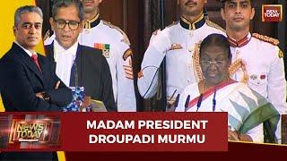 Droupadi Murmu Takes Oath As Indias First President From Tribal Community  Image Of The Day