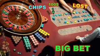 LIVE ROULETTE   BIG BET CHIPS 100$ BIG LOST NEW TABLE NIGHT Tuesday EXCLUSIVE ️  2024-07-10