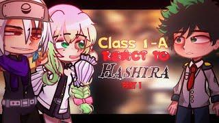 Class 1-A react to Hashiraspart 13 ShinobuUzuiMitsuri Mha & Kny