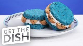 Cookie Monster Ice Cream Sandwich  Get the Dish