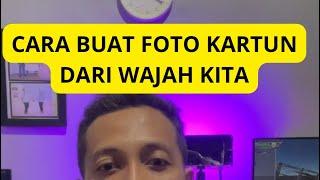 Buat foto kartun dari wajah di foto