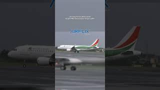 Air Cote dIvoire Airbus A320 at Léon-Mba International Airport   AIRFLIX™ Exclusive #shorts