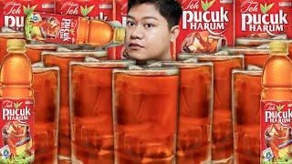 ASMR MUKBANG MINUMAN SEGAR DINGIN TEH PUCUK HARUM