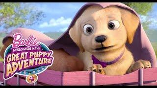 Puppy Platoon Stashes Away  Barbie & Her Sisters in a Great Puppy Adventure  @Barbie