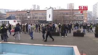 RTV Slon - Eskalacija protesta pred Vladom TK - 06.02.2014.