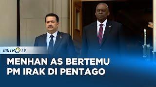 Menhan AS Bertemu PM Irak di Pentagon