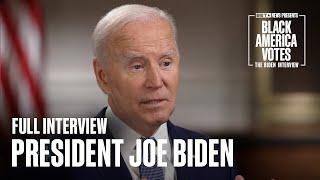 President Joe Biden Sits Down With Ed Gordon For An Exclusive Interview  Black America Votes