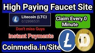 High Paying Faucet Site Claim LTC DGB DOGE  Claim Every 0 MinuteUnlimited Claim  Instant Payment