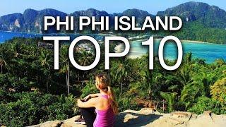 Top 10 things to Do in Phi Phi Island Thailand  Maya Bay 4k