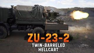 Soviet 23mm Twin-Barreled HELLCART ZU-23-2  High Caliber Mayhem