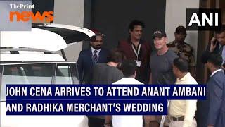 Professional wrestler John Cena lands in Mumbai to attend Anant Ambani & Radhika Merchants wedding