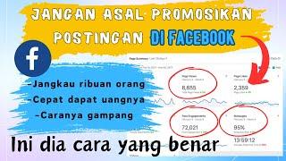 CARA PROMOSIKAN POSTINGAN FACEBOOK AGAR DIJANGKAU BANYAK ORANG