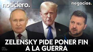 NOTICIERO Zelensky pide poner fin a la guerra con Rusia Trump pone en jaque a EEUU y Biden vuelve