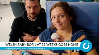 Welsh baby born at 23 weeks goes home